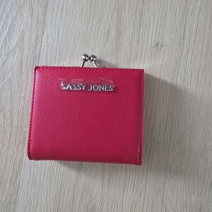 Sassy Jones Hot Red Compact Wallet